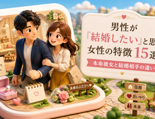 〖完全版〗男性が「結婚したい」と思う女性の特徴15選｜本命彼女と結婚相手の違い
